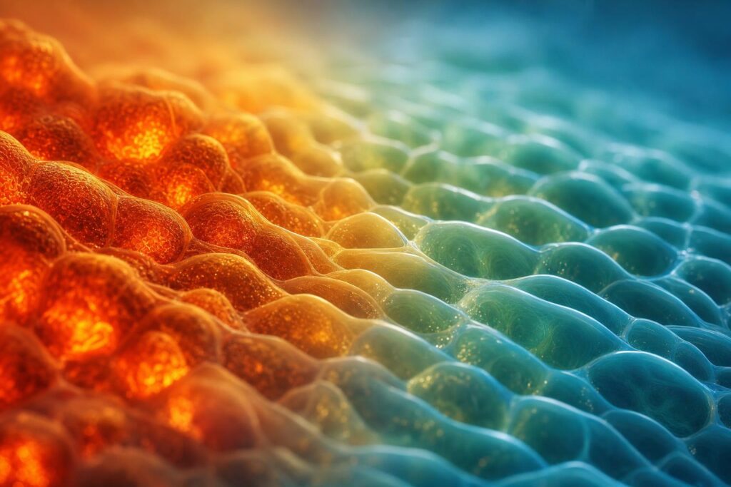 Cellular inflammation resolving to healthy state